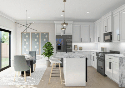 Dahlonega Village Townhouse Kitchen and dinning area